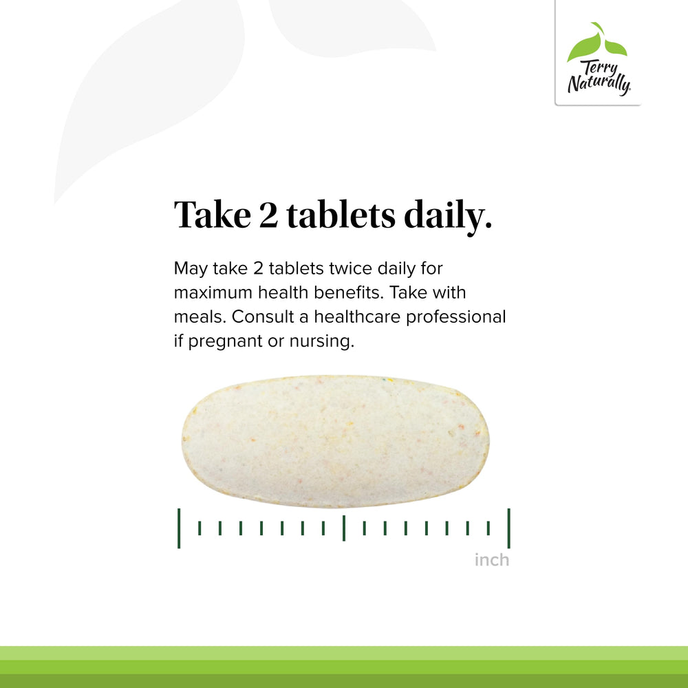 Terry Naturally Clinical Essentials non-GMO label signals clean formulation.