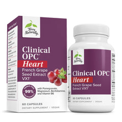 Terry Naturally OPC Heart bottle displaying heart health supplement for arterial support