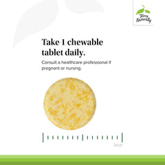 Facts panel on Terry Naturally CoQ10 Chewables noting higher absorption CoQ10