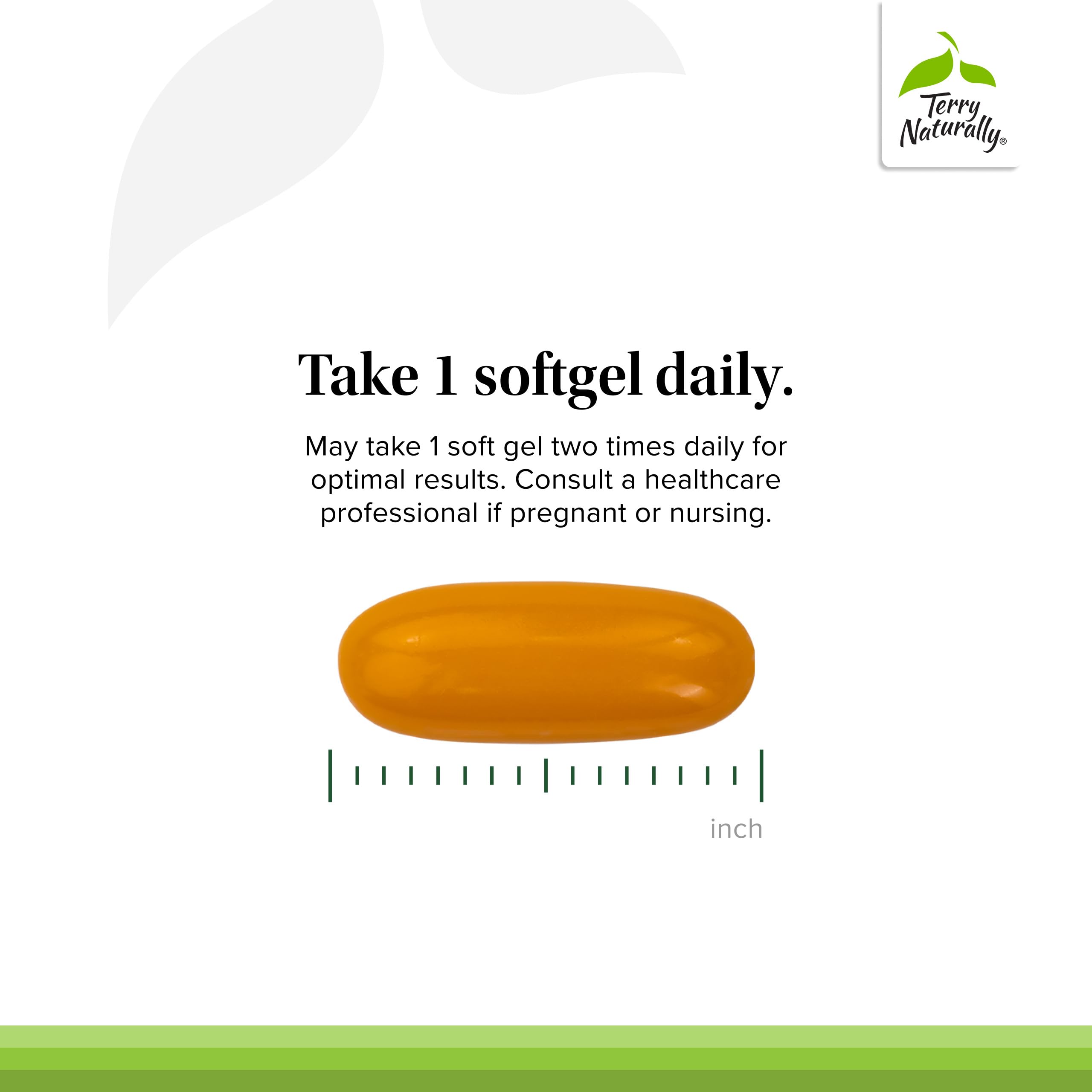 Close-up of CuraMed softgels for daily kidney support