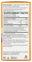 Terry Naturally CuraMed 750 mg in hand showing portability.