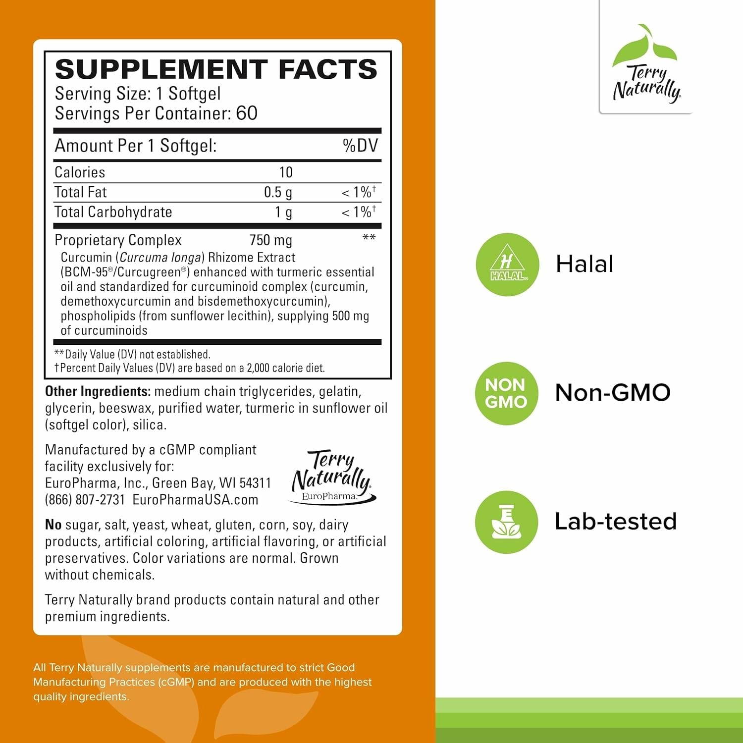 CuraMed 750mg softgels closeup, easy-to-swallow capsules for daily use.