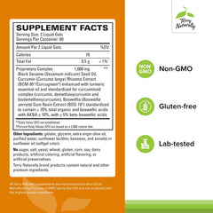 Terry Naturally CuraMed liquid gels close-up showing BCM-95 curcumin benefits