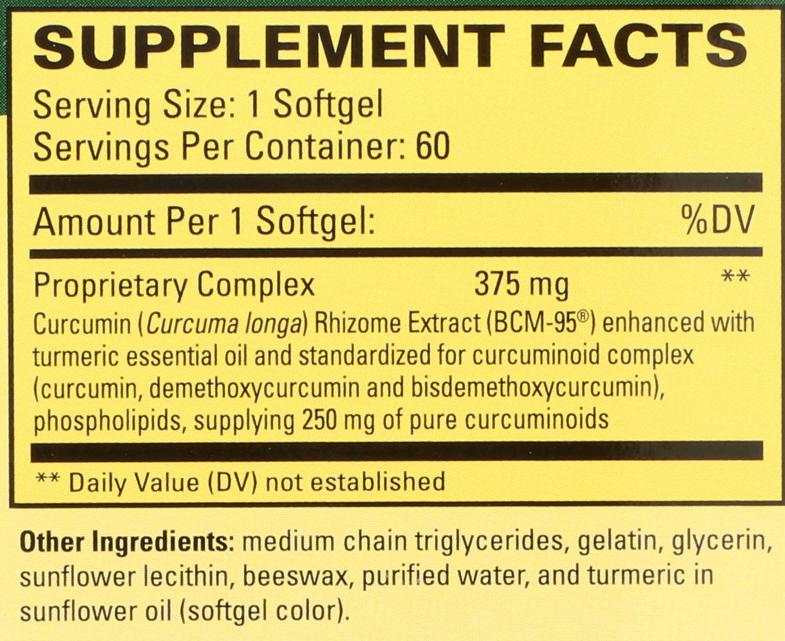 Terry Naturally CuraMed softgel cross-section showing capsule coating