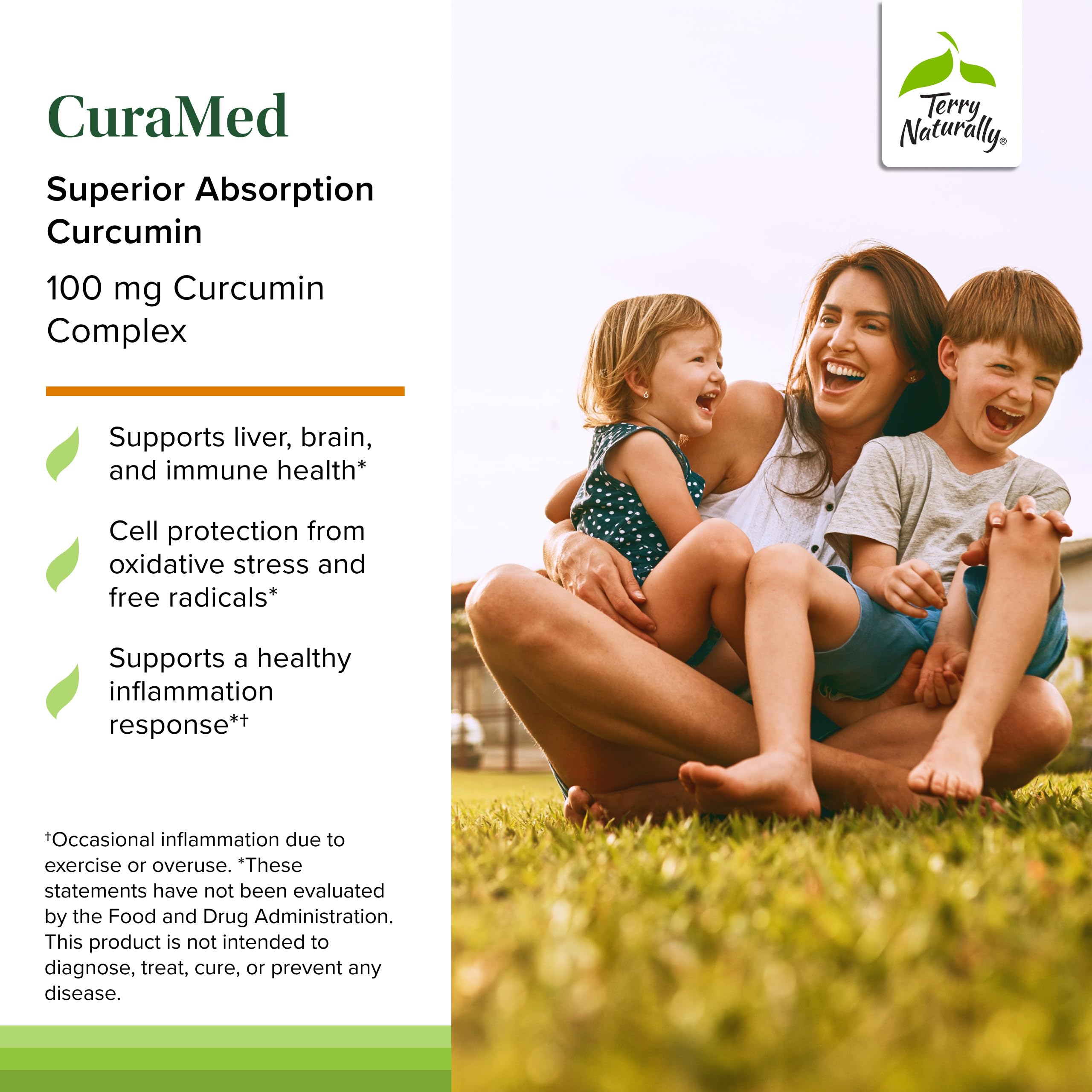Terry Naturally CuraMed turmeric essential oil ar-turmerone focus illustration.