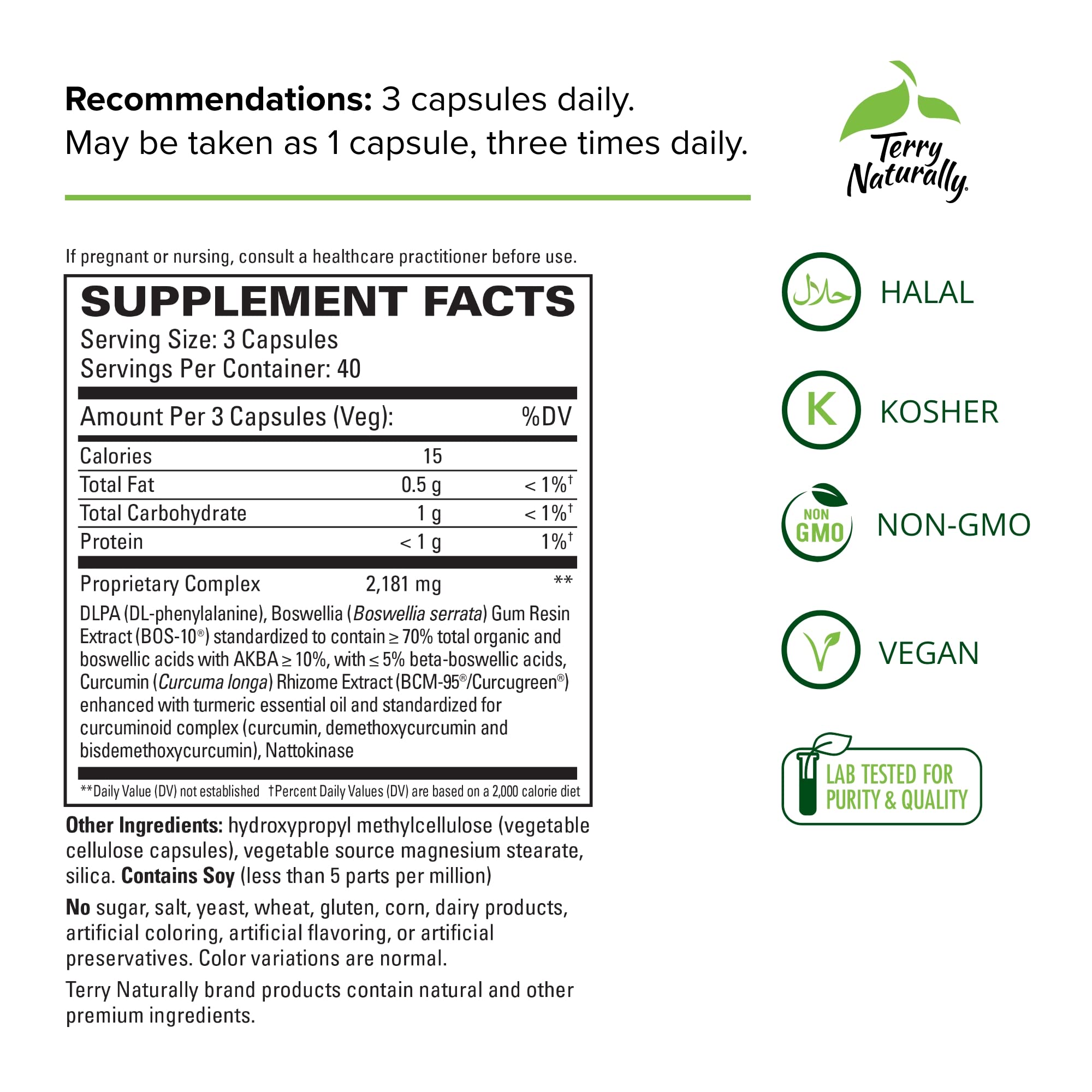 Curamin capsules closeup highlighting endorphin-friendly DLPA and BCM-95