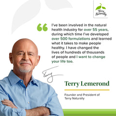 Terry Naturally Curamin standardized boswellia bottle indicating muscle comfort support.