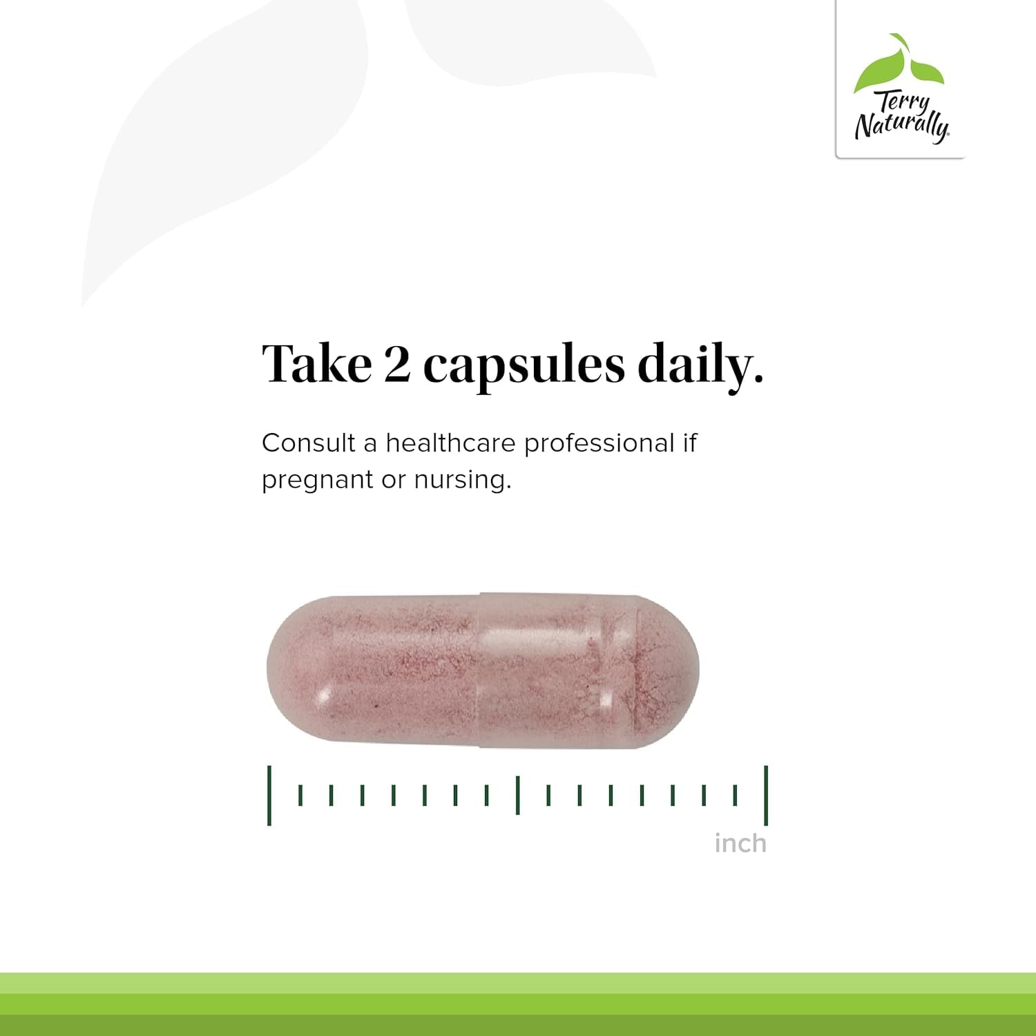 Terry Naturally Daily dose capsules for daily urinary health.