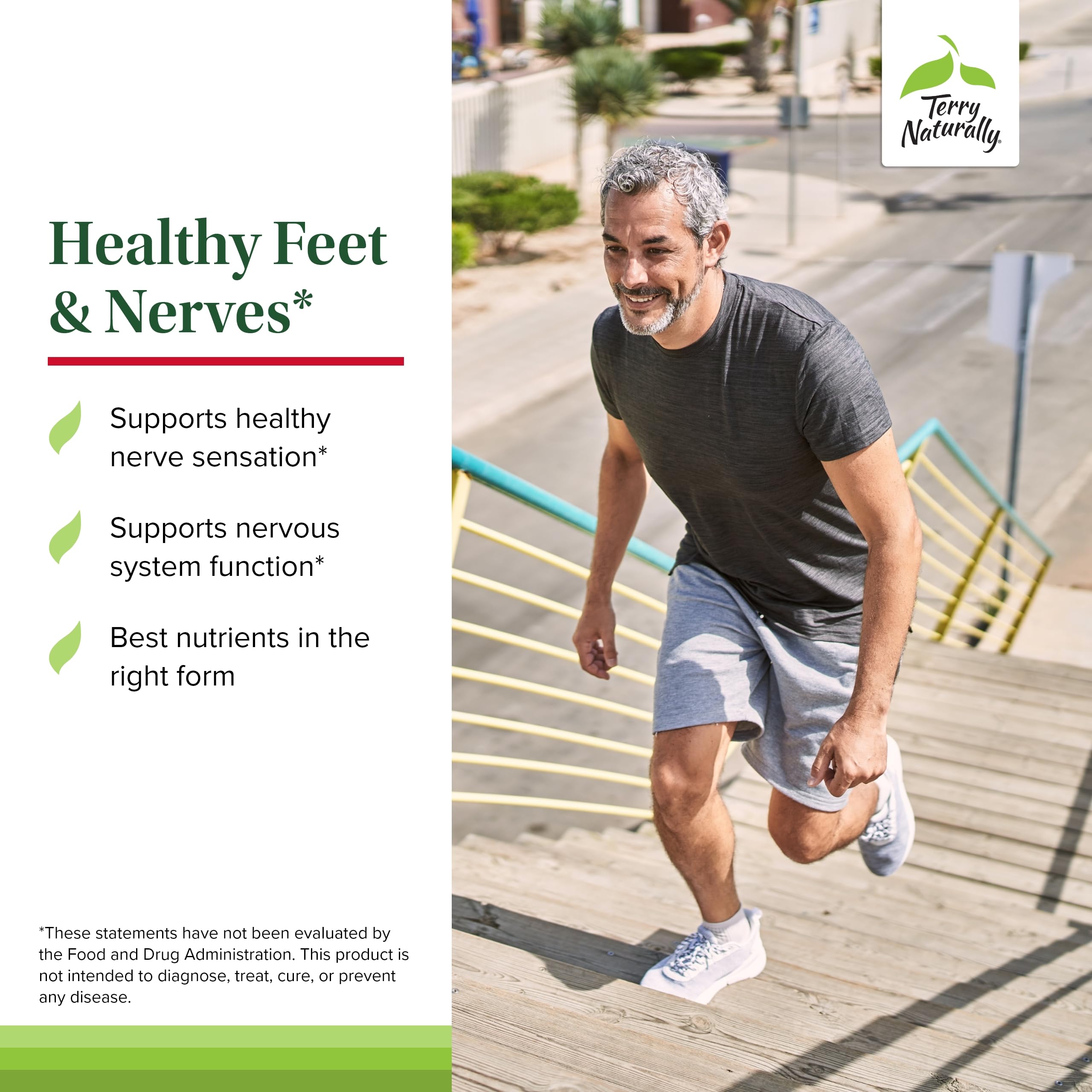 Label close-up highlighting boswellia serrata as a key ingredient for nerve comfort.