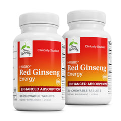 Terry Naturally HRG80 red ginseng energy bottle supports daily focus
