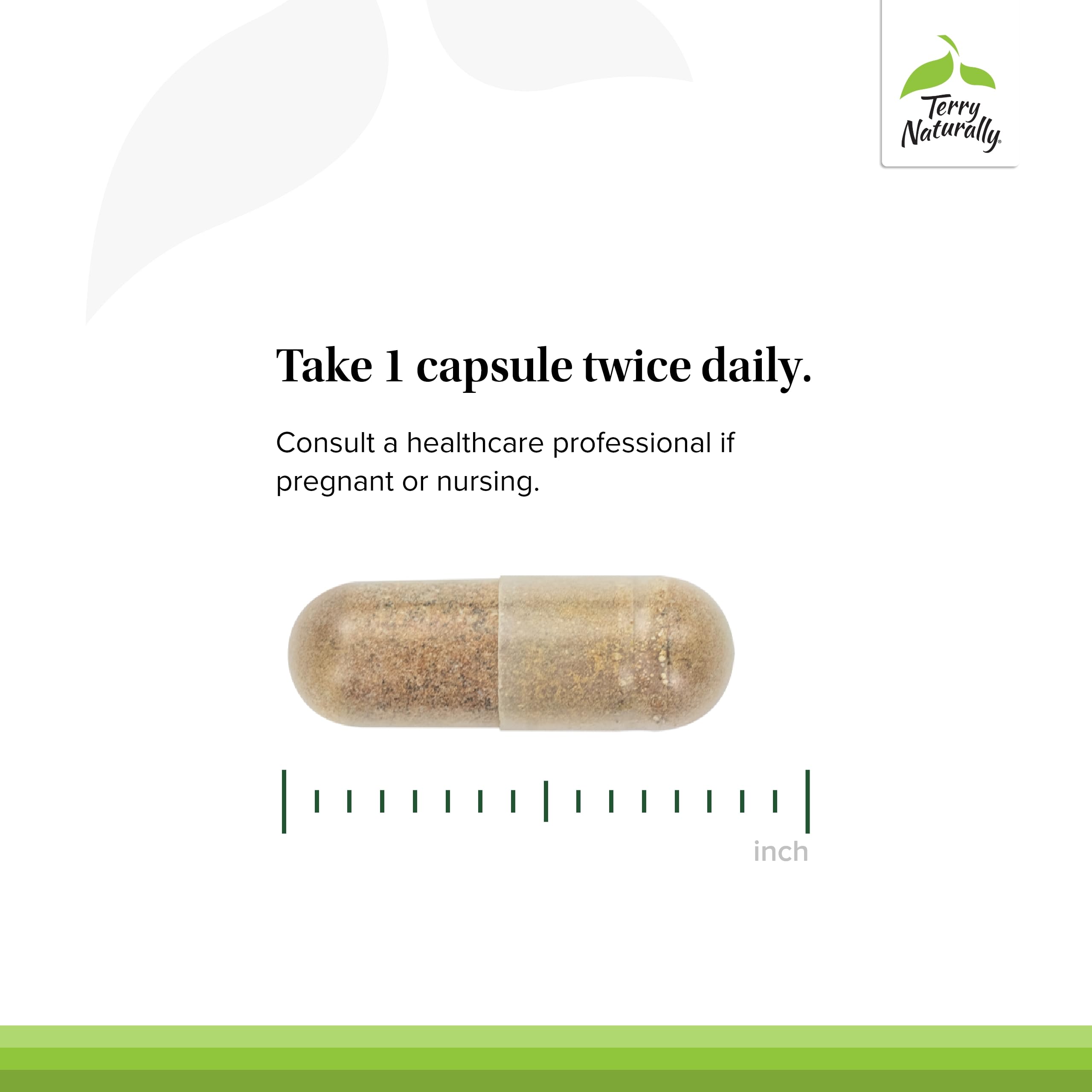 Milk thistle extract capsule from Terry Naturally highlighting liver health support