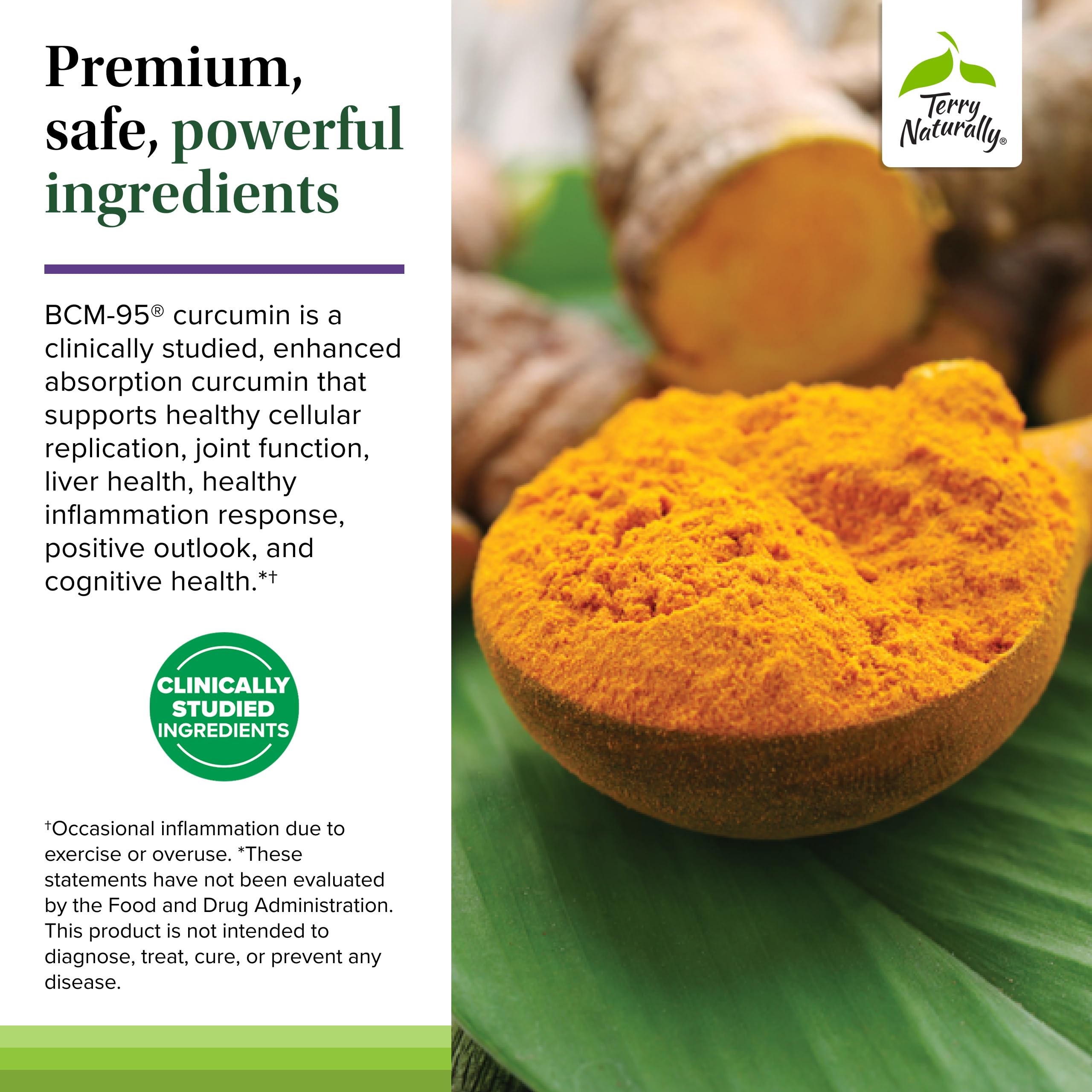 Terry Naturally Optimal Wellness curcumin gel capsule for liver and brain support