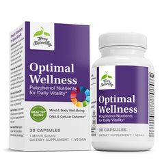 Terry Naturally Optimal Wellness bottle shown for easy daily immune and respiratory support