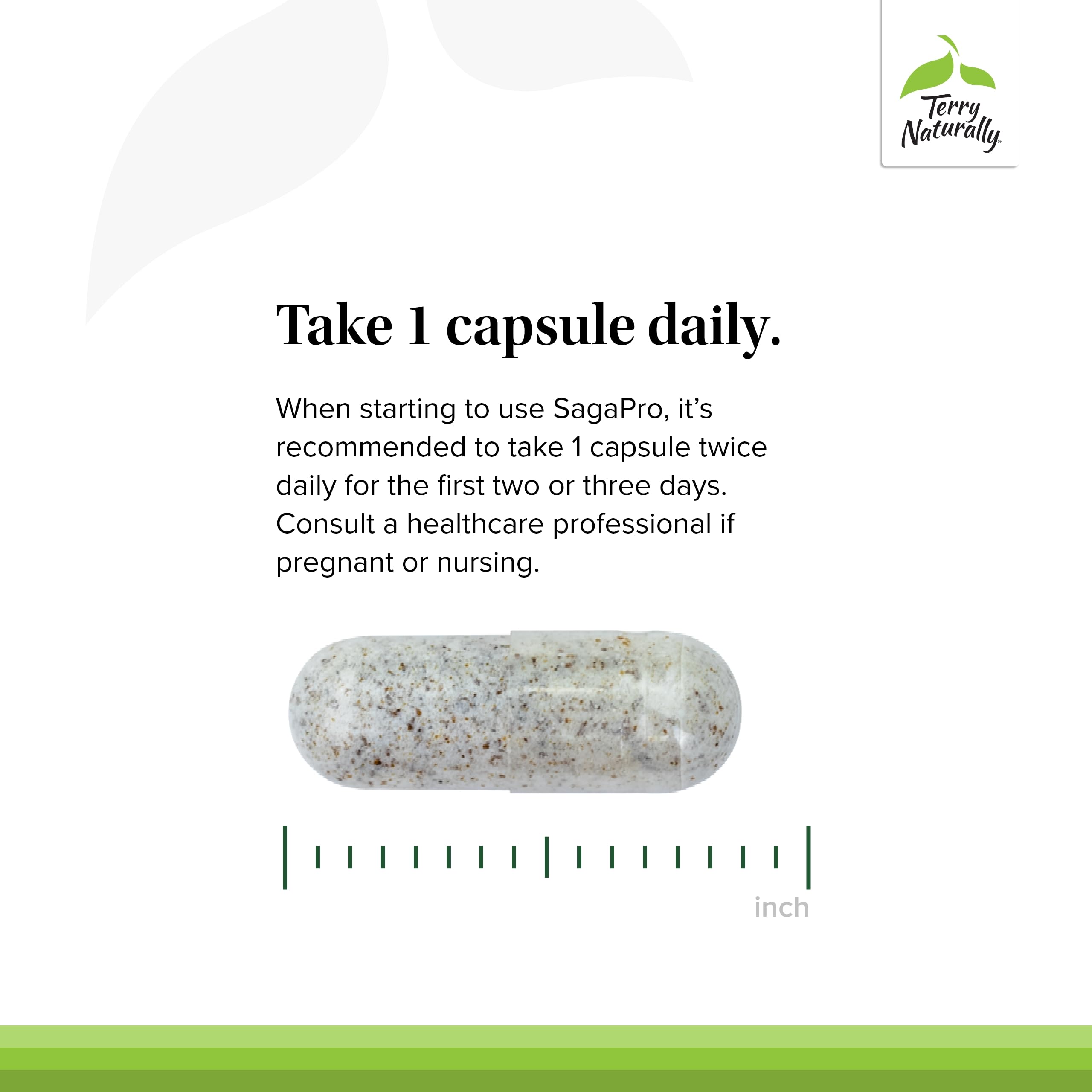 Non-GMO gluten-free SagaPro packaging emphasizes clean, allergen-friendly ingredients.