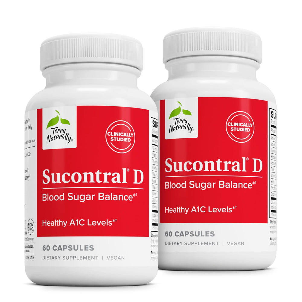 Terry Naturally Sucontral D bottle with capsules for metabolism support