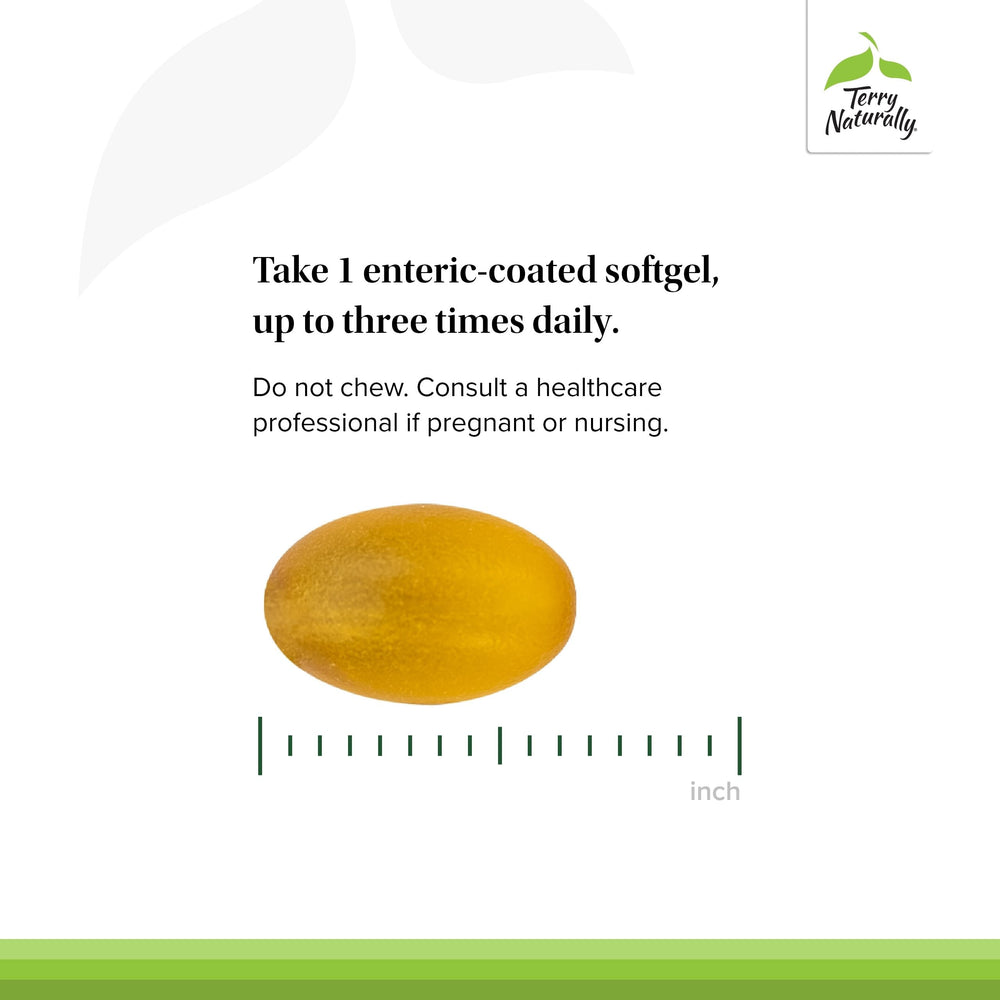 Terry Naturally SinuCare ingredients backdrop featuring eucalyptus and myrtle visual for bronchial support.