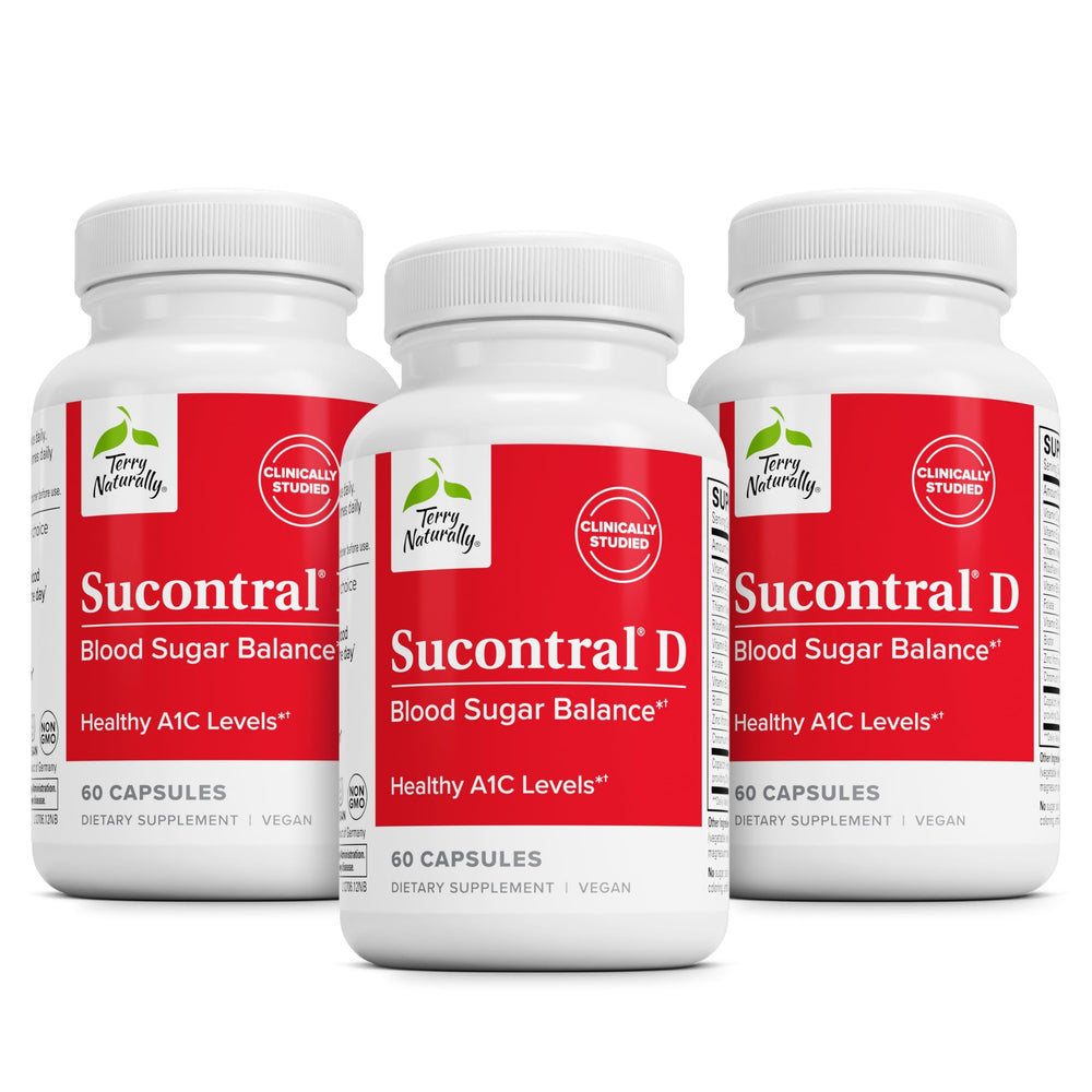 Terry Naturally Sucontral D bottle front for daily metabolism support