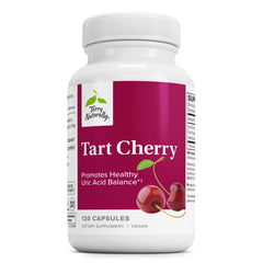 Terry Naturally Tart Cherry bottle pour for easy daily joint support.