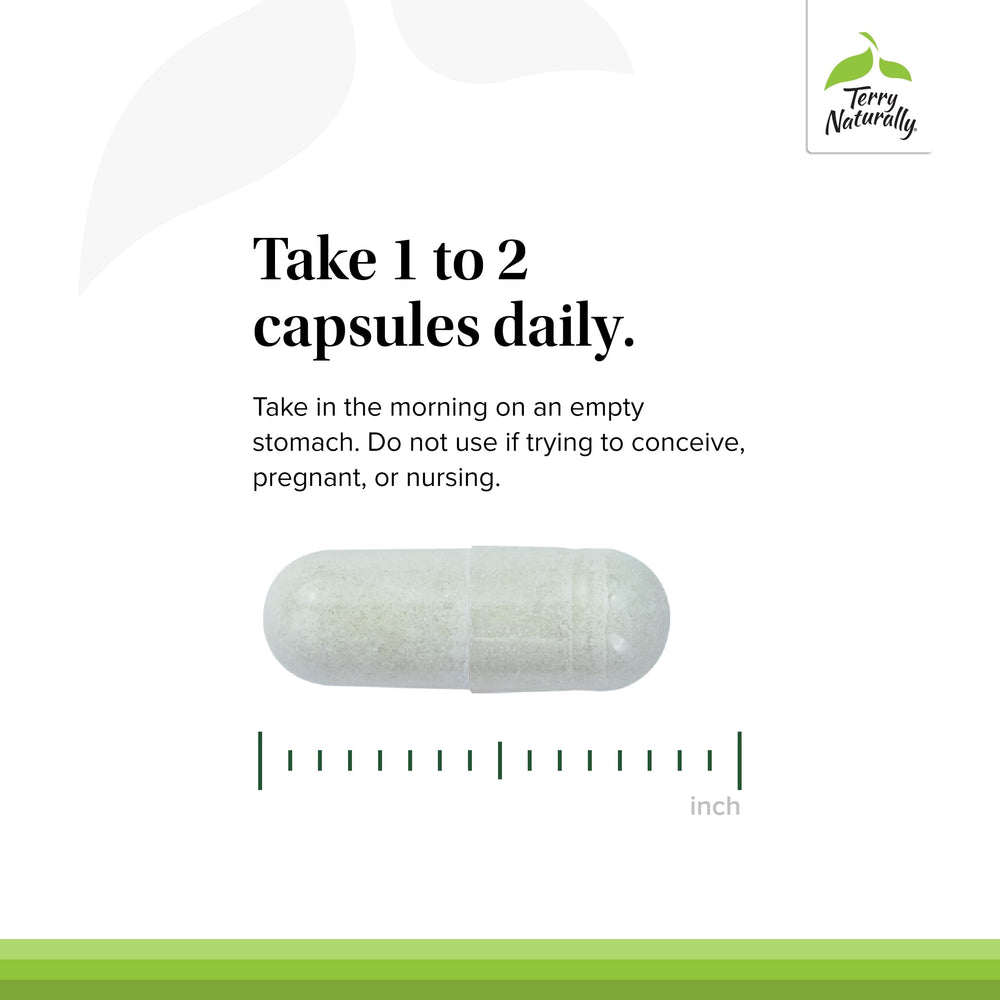 Terry Naturally Thyroid Care Plus packaging back view with details