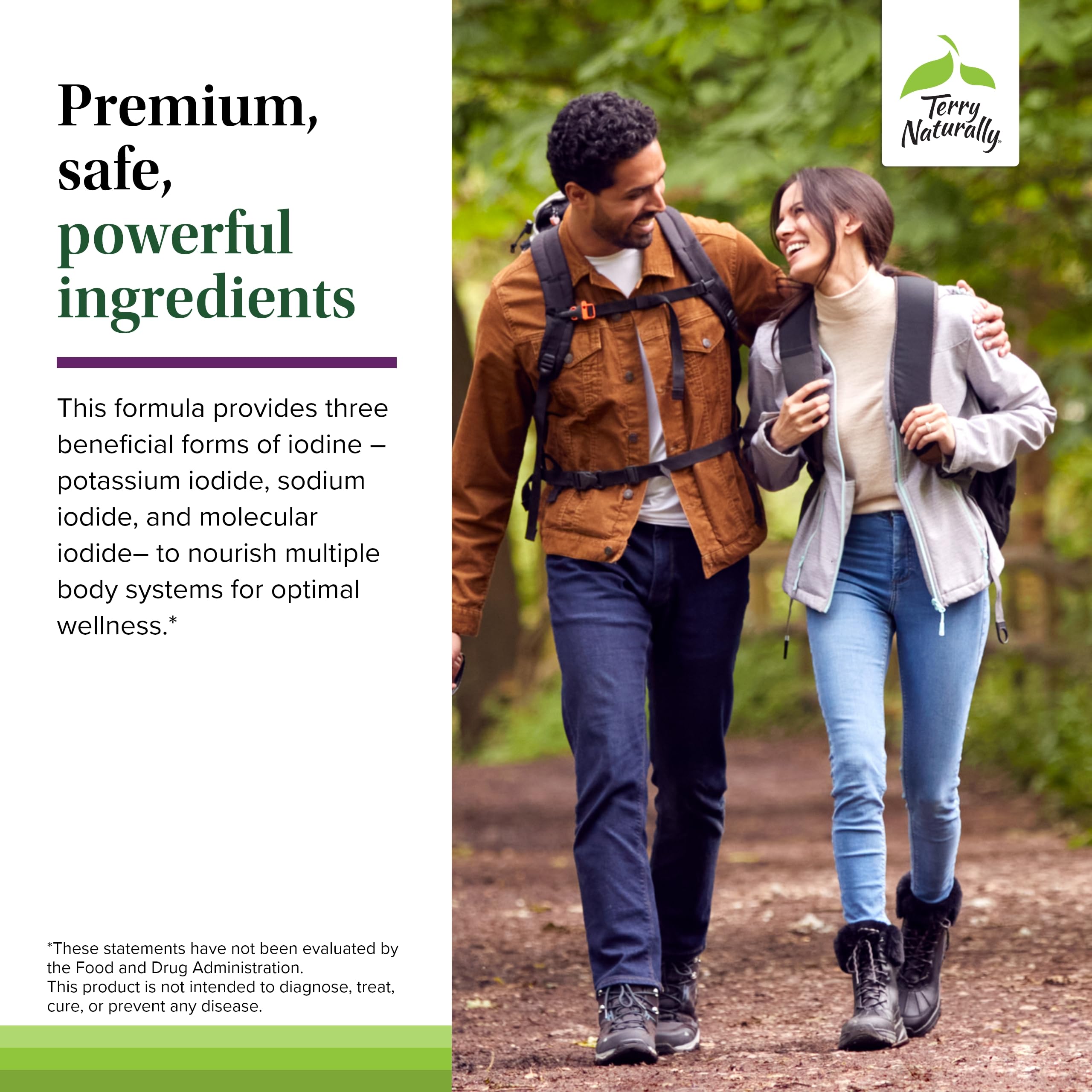 Vegan Tri-Iodine capsules ready for daily intake.