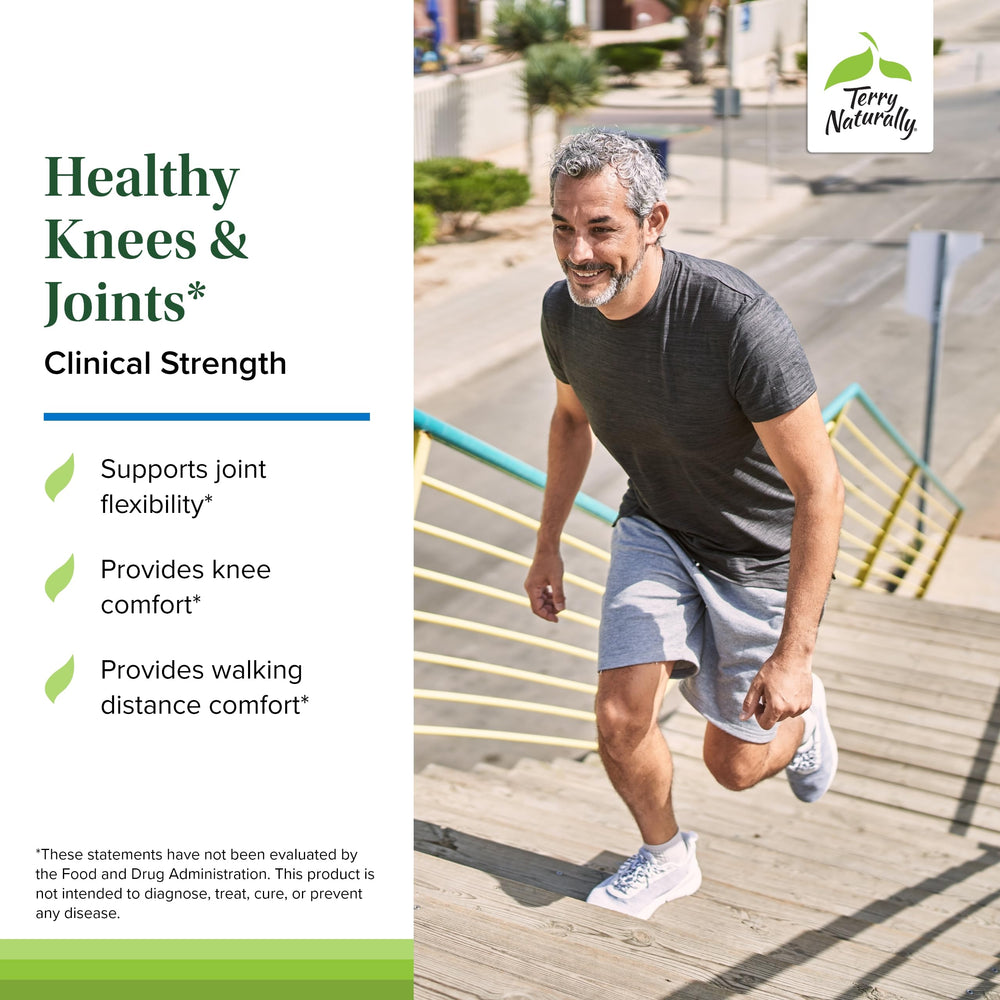 Terry Naturally turmeric-boswellia formula with turmeric extract and boswellia for joints.