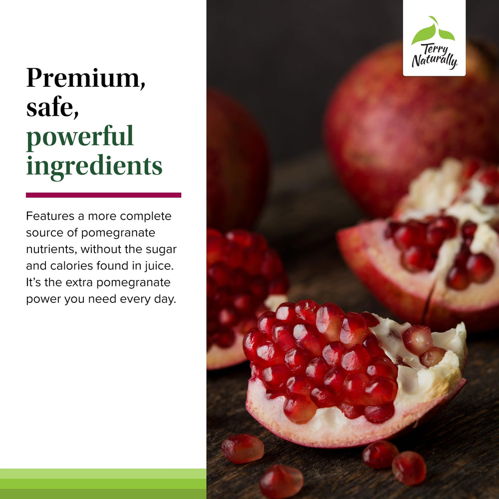 Terry Naturally vegetarian softgel capsules for easy daily use.