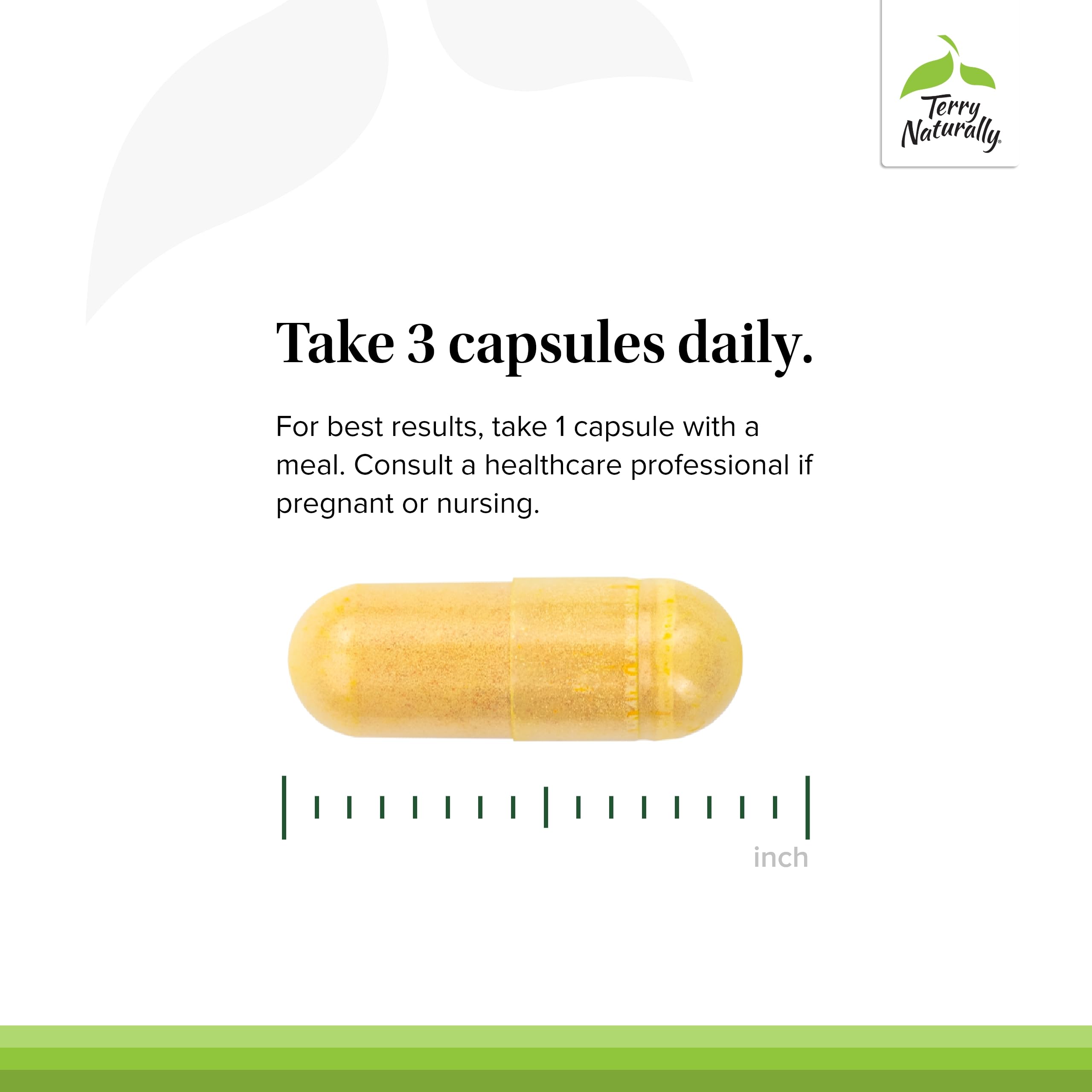 Vitamin D3 softgels from Terry Naturally shown for bone health support.