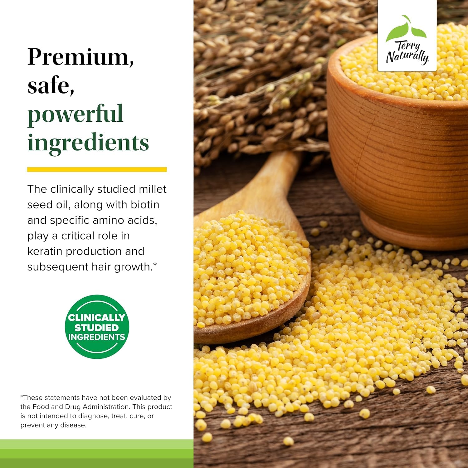 Terry Naturally zinc supplement supporting overall hair quality.