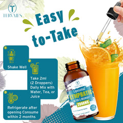 Tervaies Liposomal Lymphatic Drops herbal blend artwork evokes nature