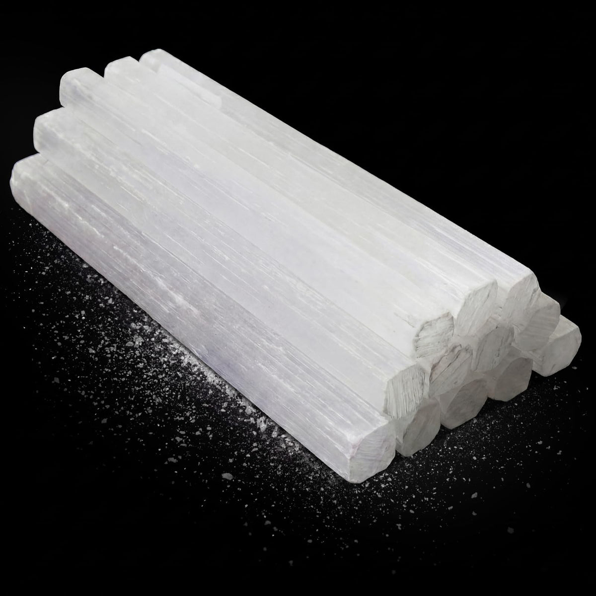 Tessco for you selenite wand 6 to 8 inches, white crystal ideal for aura cleansing