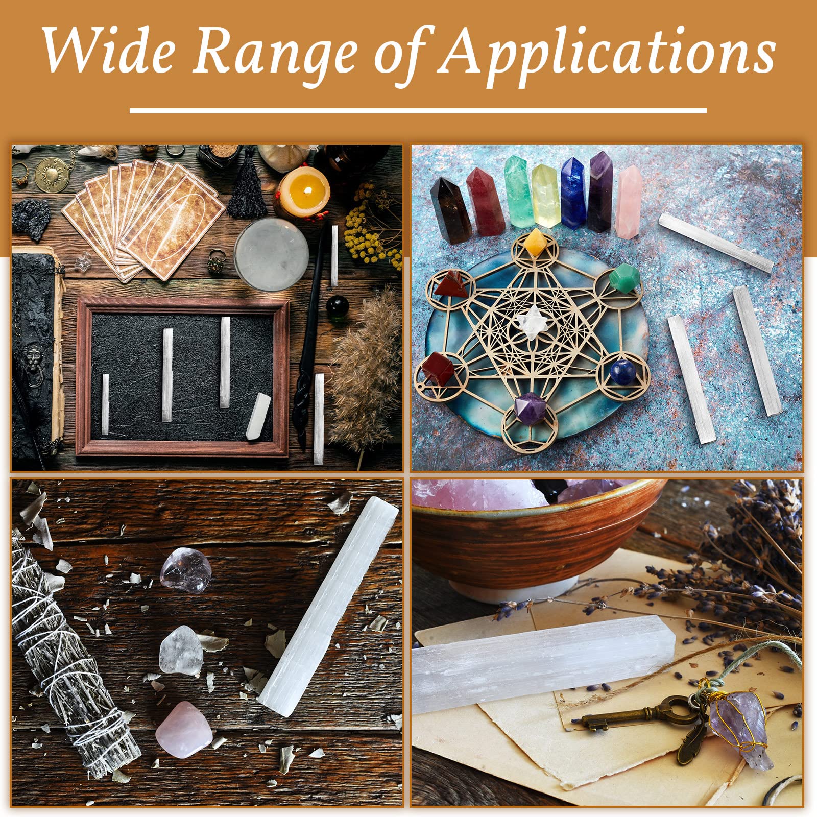 Tessco for you selenite wand designed for meditation rituals and focus