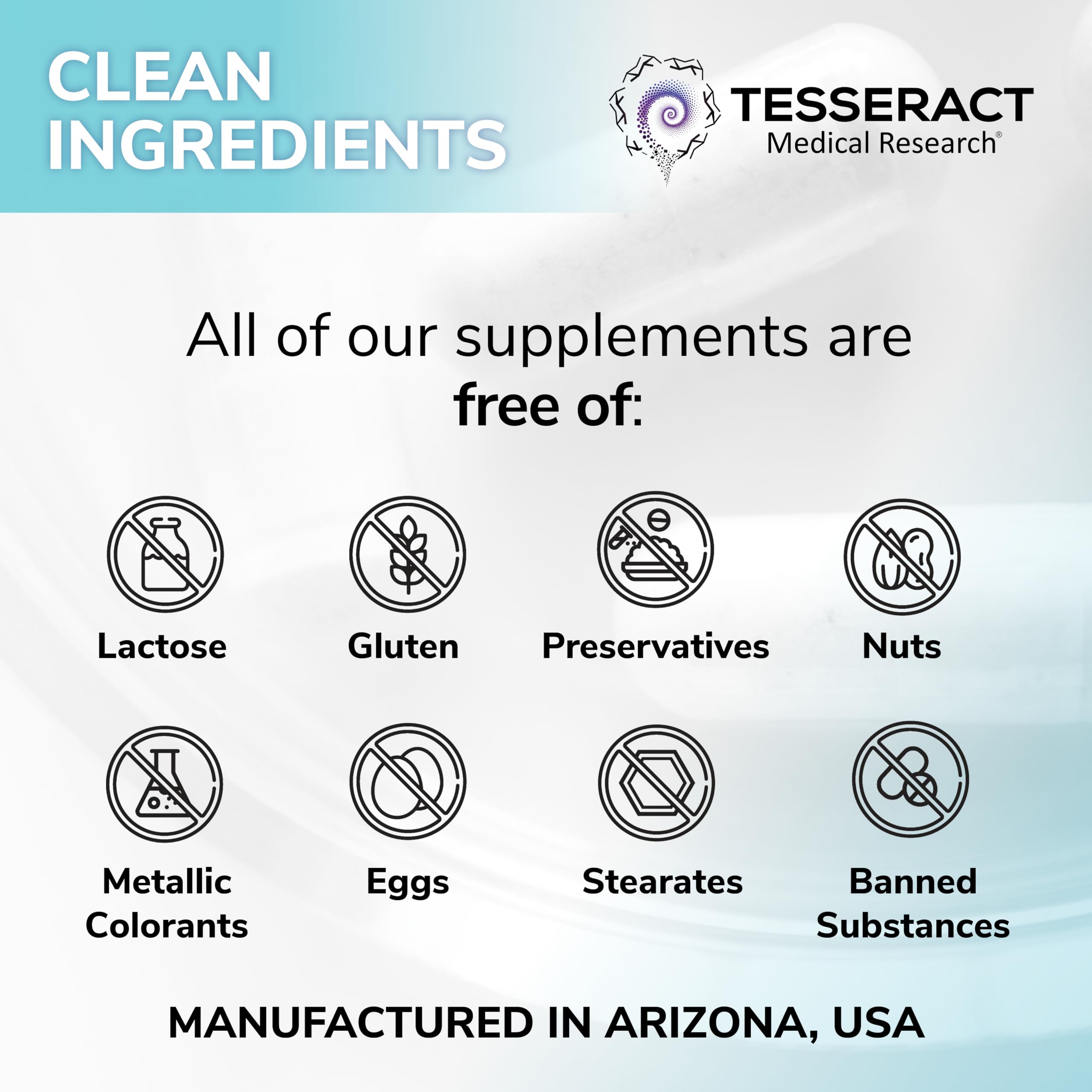 Tesseract CyLoc technology illustration for better absorption.