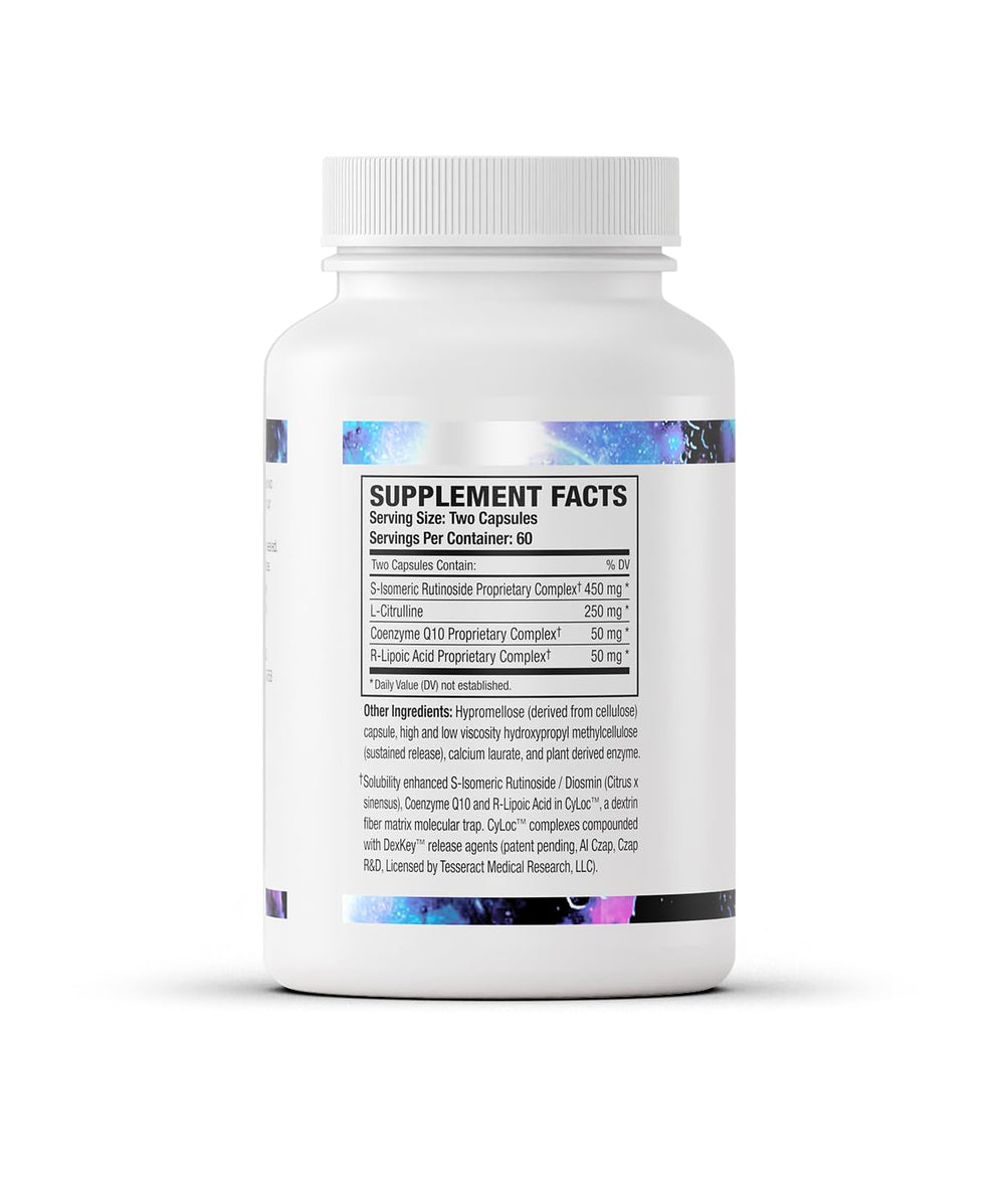 Tesseract NOX Flo SR may support vascular function during workouts.