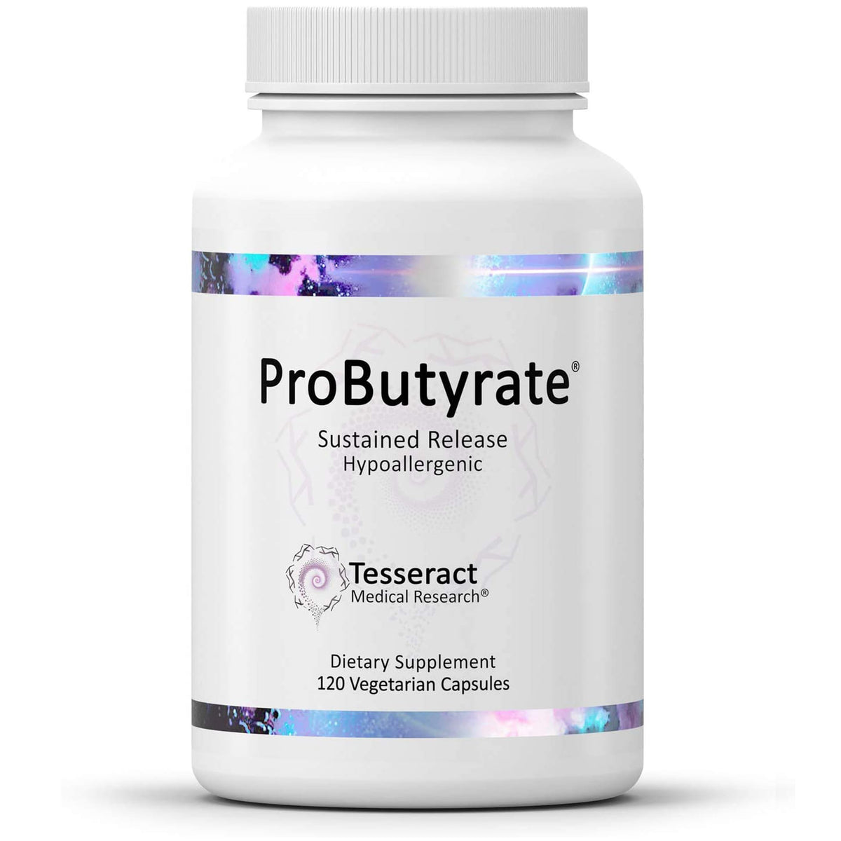 Tesseract ProButyrate bottle shown for convenient gut support in daily use