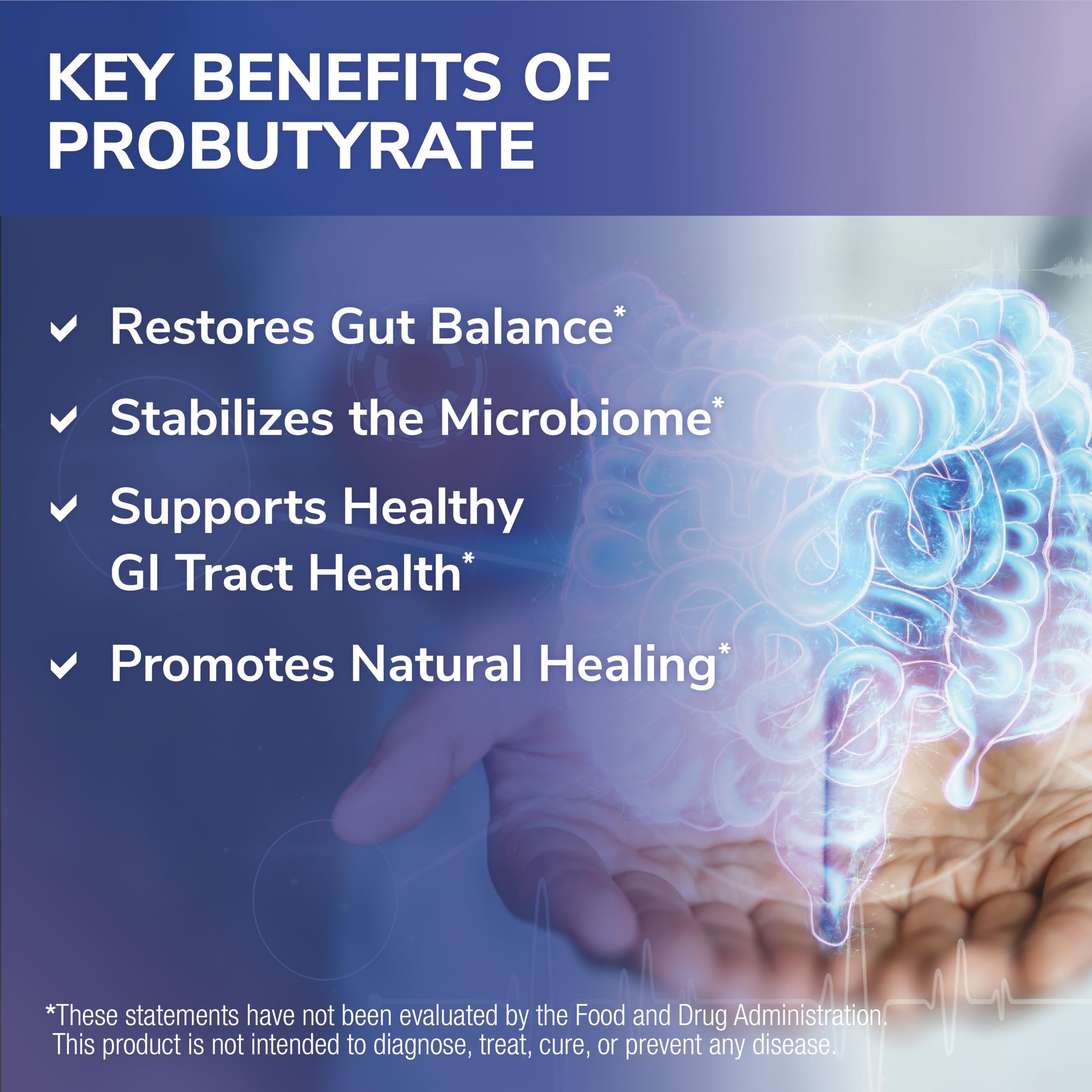 Tesseract ProButyrate pour-cap demonstrating easy dispensing of capsules