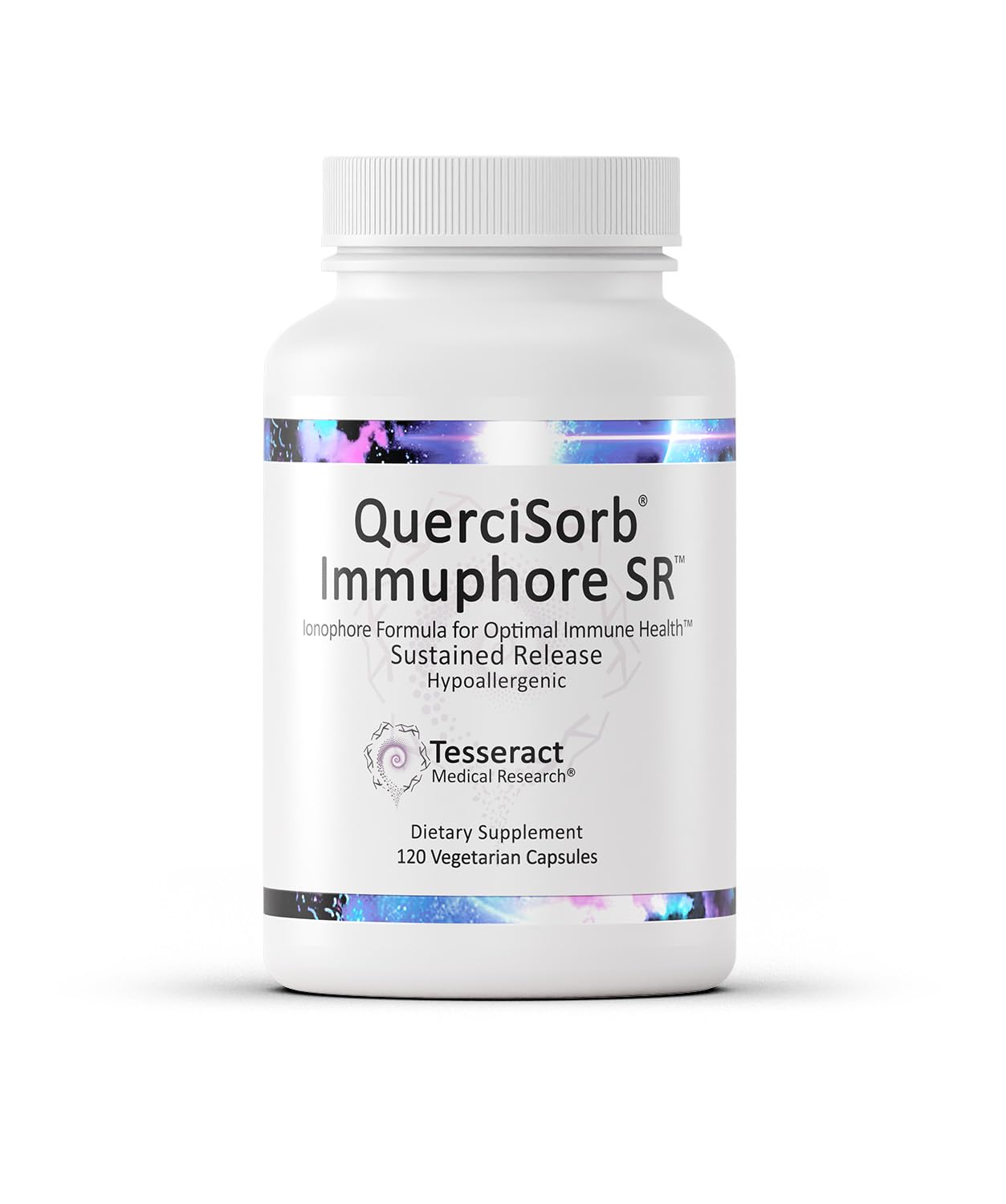Tesseract QuerciSorb Immuphore SR bottle with immune support formula.