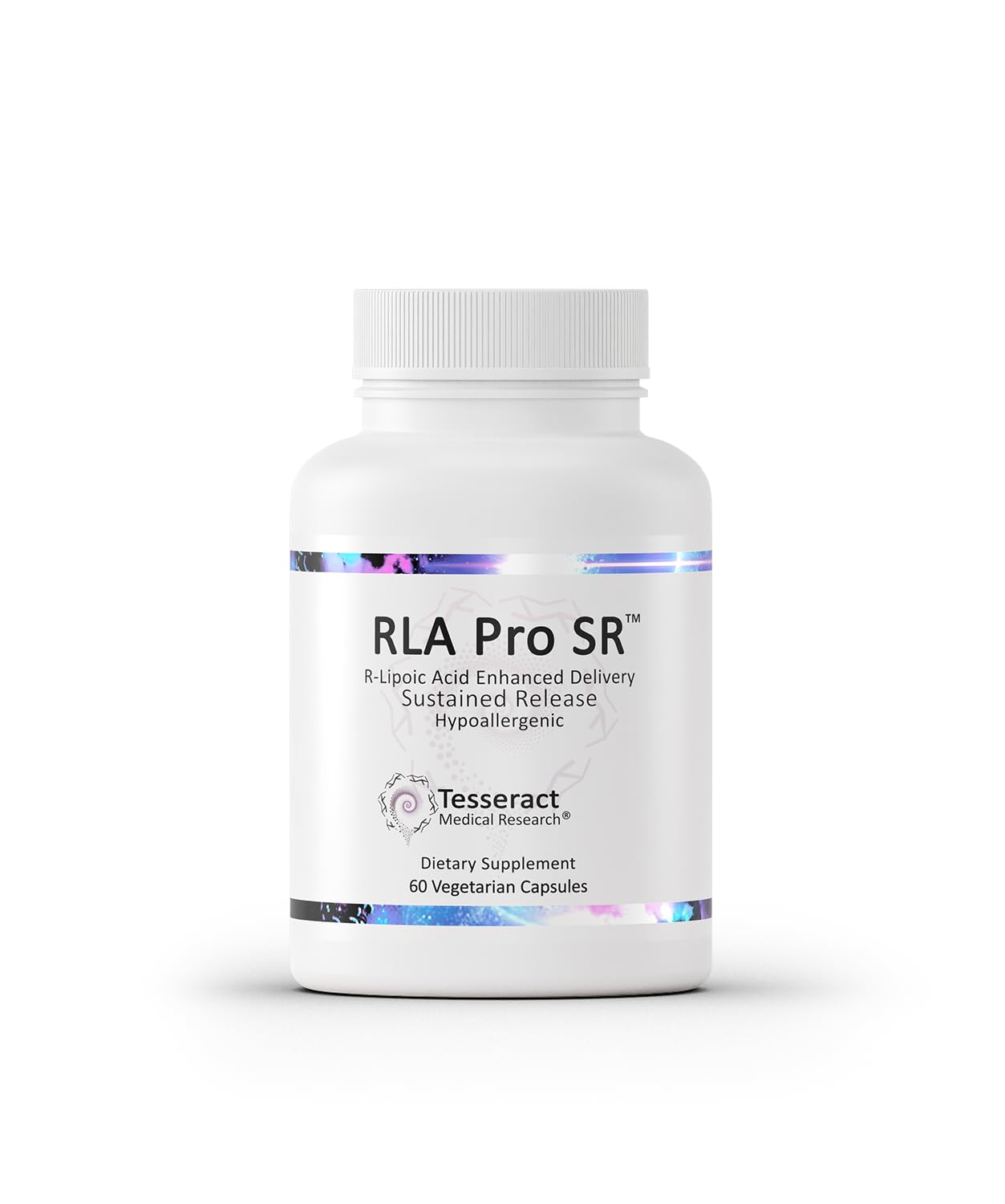Tesseract RLA Pro SR bottle front label signals potential energy support