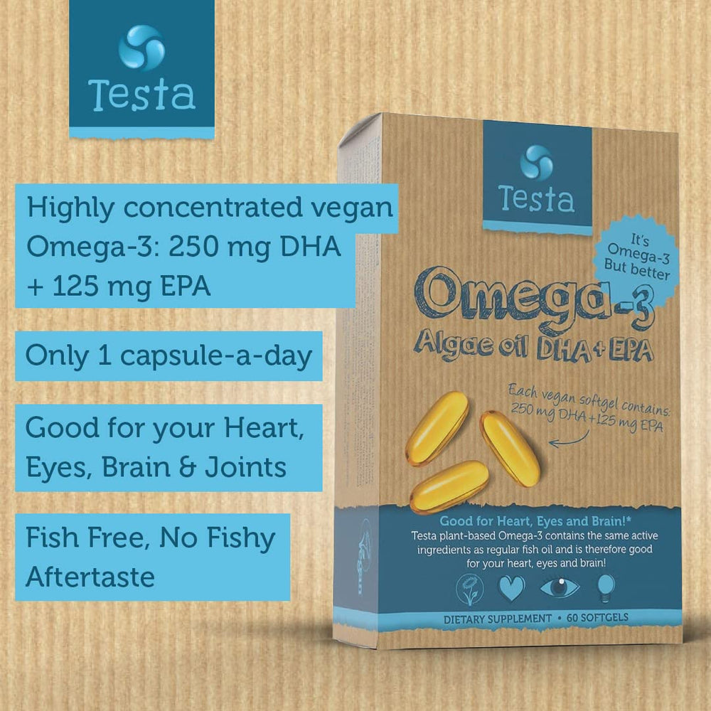 Testa Omega-3 vegan 8-pack provides value and consistency.