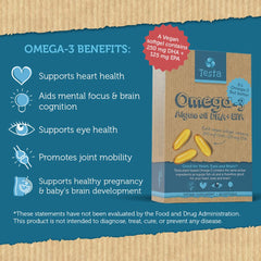 Testa Omega-3 plant-based formula for everyday omega-3 intake.