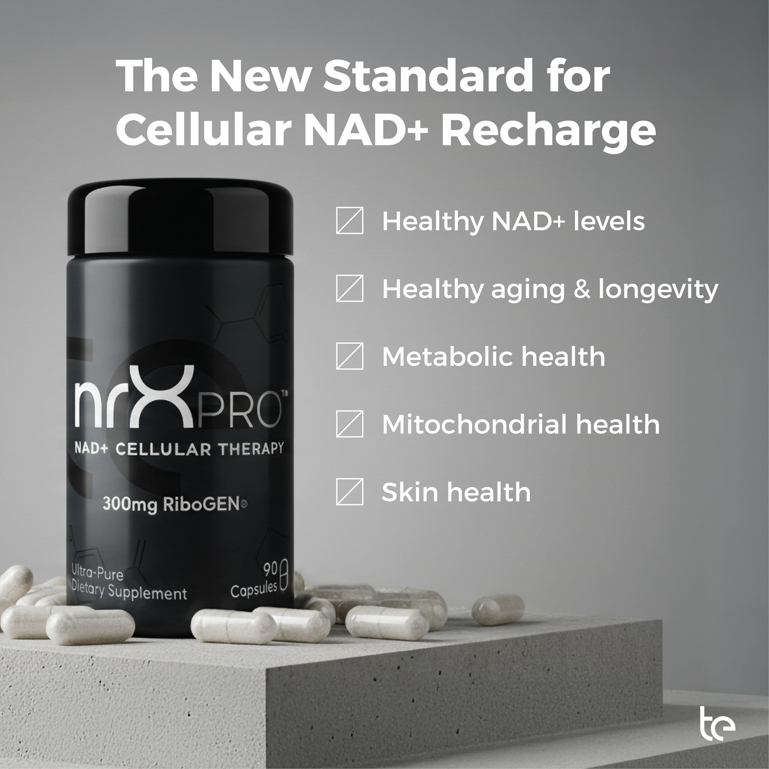 te USA nrXPRO capsules inside view showcases vegan formula designed for better bioavailability.