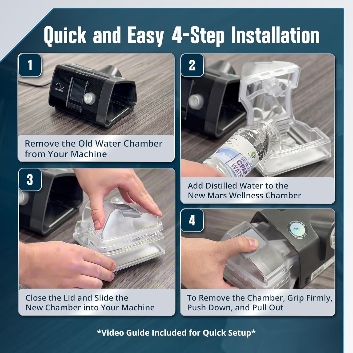 Tewuiopp AirSense 10 water chamber base seal ensures airtight fit.