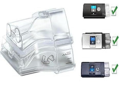 Tewuiopp AirSense 10 water chamber top latch for quick, tool-free removal.