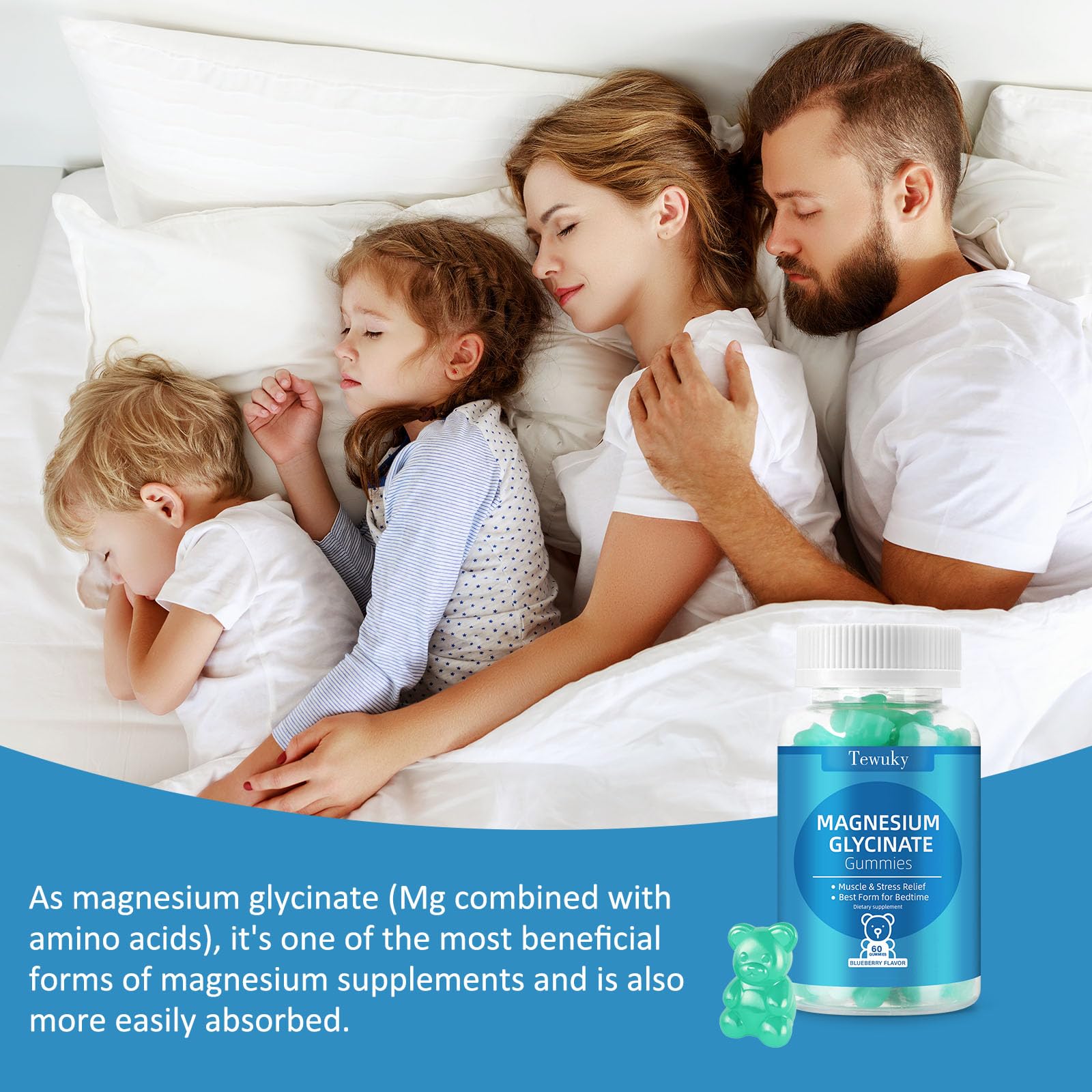 Tewuky gummies for adults offer chewy texture and relaxation support.