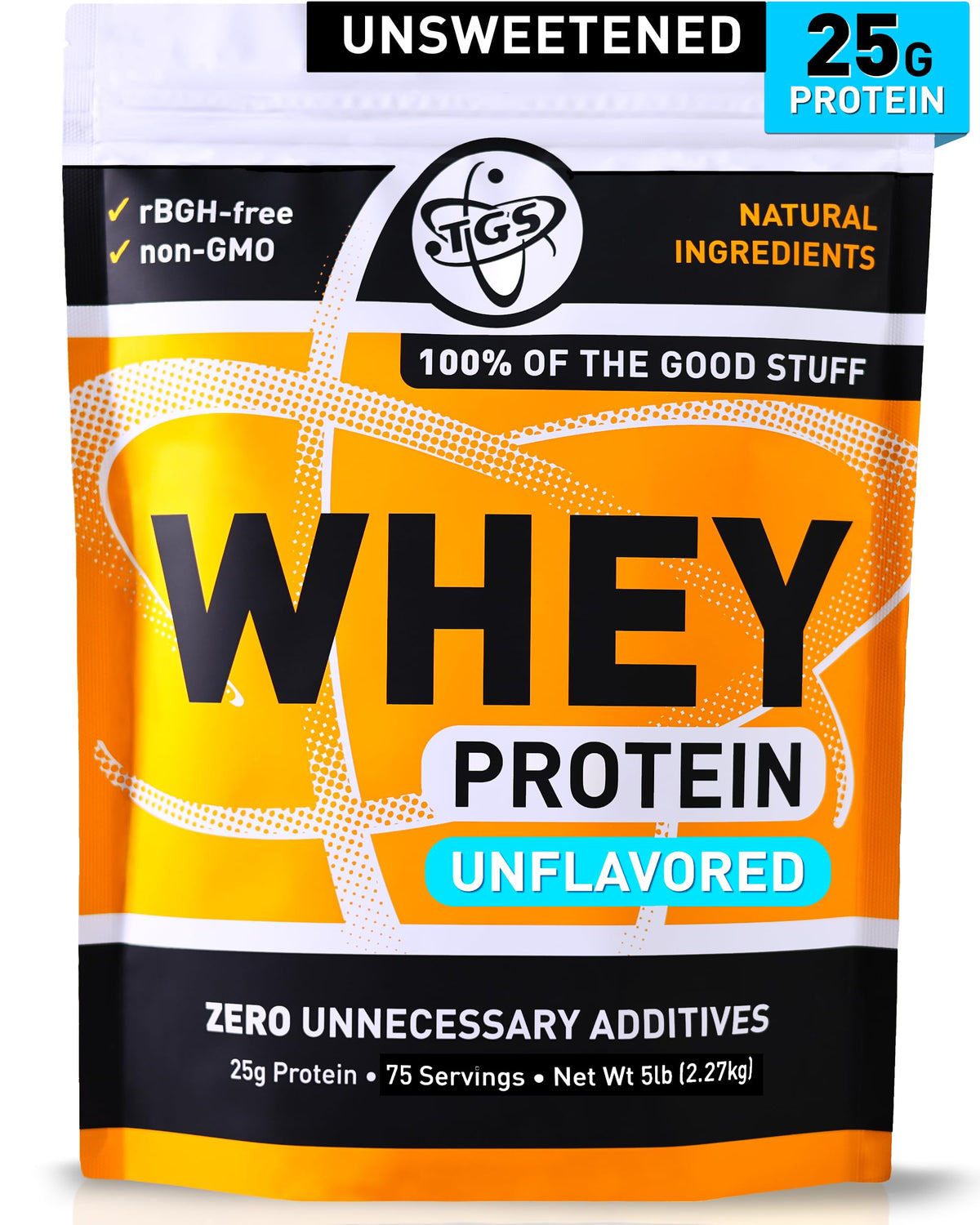 TGS Nutrition 100 Whey Protein container showing clean packaging for post-workout recovery