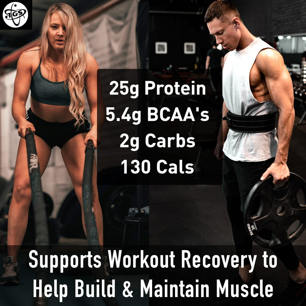 TGS Nutrition 100 Whey in oatmeal mix highlighting protein‑enriched breakfast