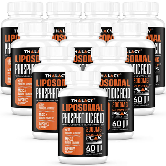 Thalacy 2000mg PA bottle showing label and potency for enhanced muscle support.