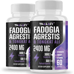 Thalacy bottle shows the 2400mg blend for athletic performance.
