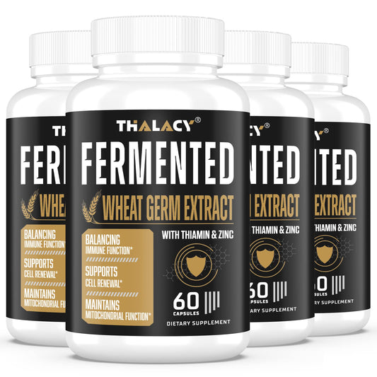 Thalacy Spermidine capsules close-up highlighting 13 mg potency for daily wellness