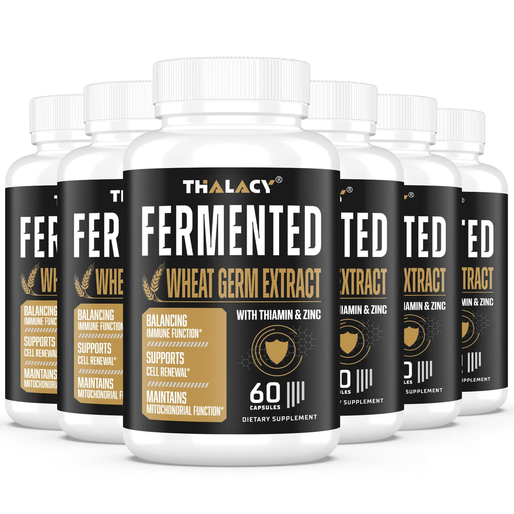 Thalacy spermidine wheat germ capsules bottle for daily wellness and aging support