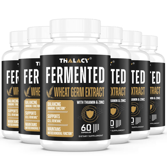Thalacy spermidine wheat germ capsules bottle for daily wellness and aging support